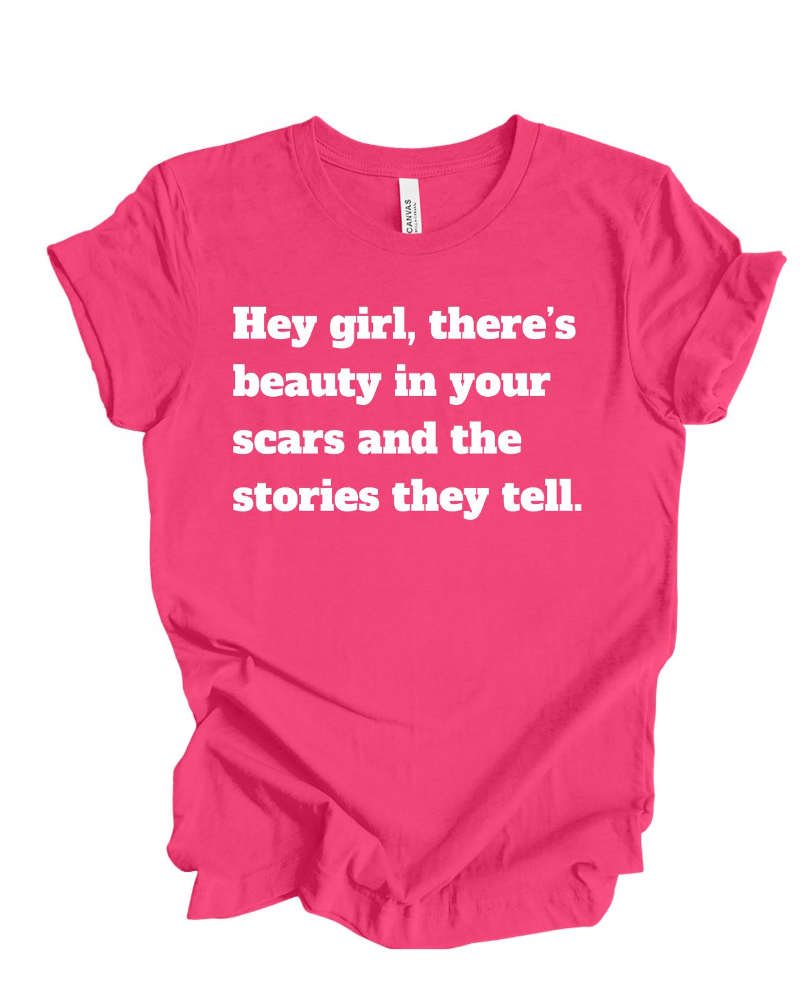 Beauty, Scars tell the story T-Shirt