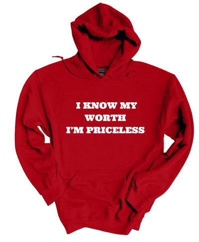 I Know My Worth I'm Priceless  Hoodie