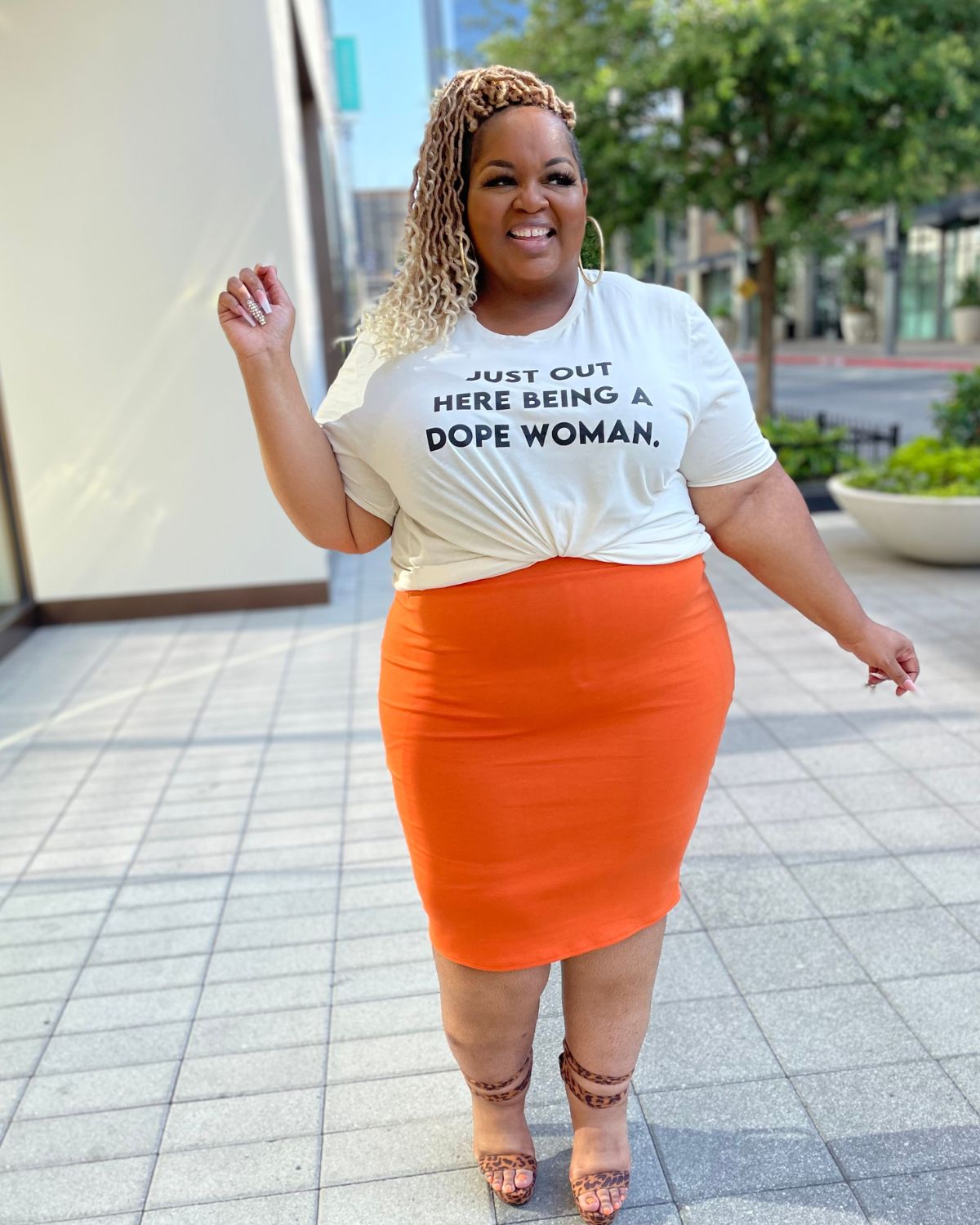 Just Out Here Being A Dope Woman T-Shirt